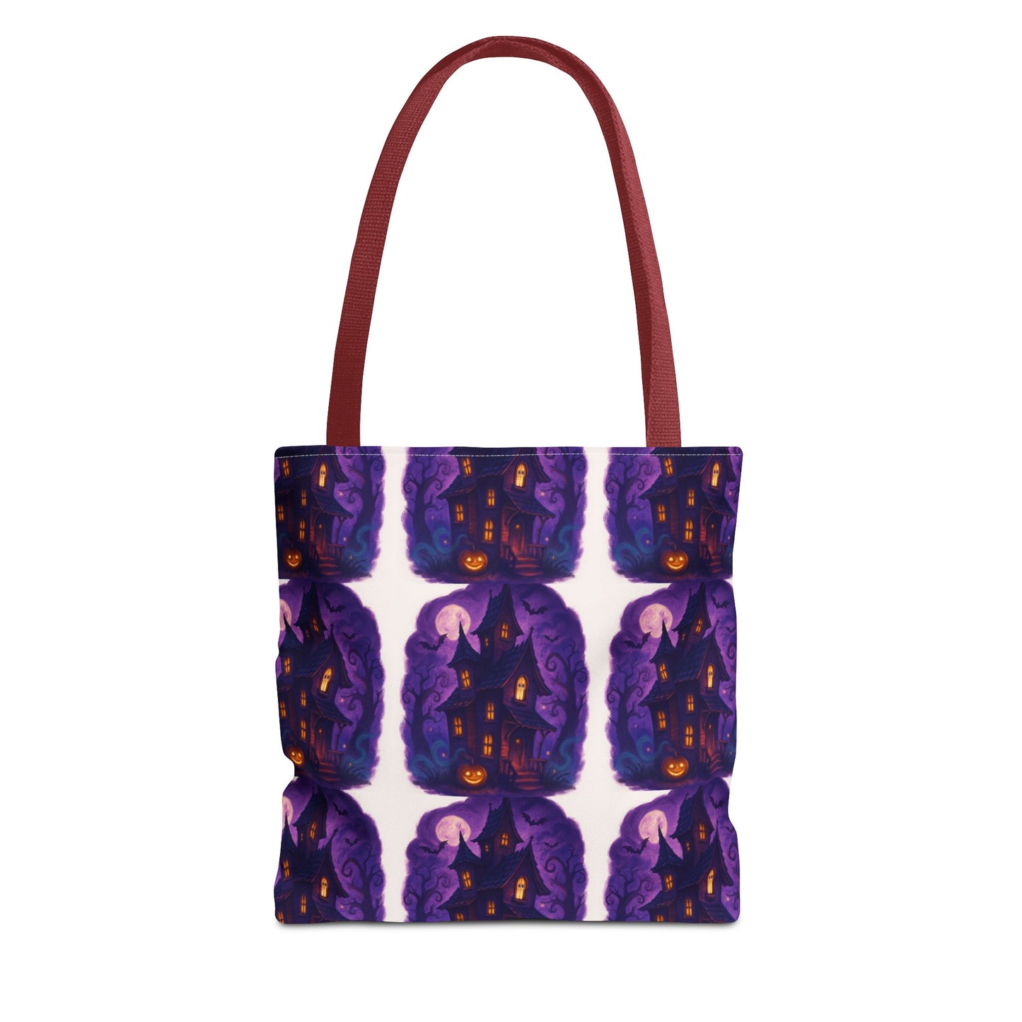 Spooky Halloween Trick or Treat Tote Bag | Cute Jack-o'-Lantern Ghost Reusable Shopping Bag | Perfect Halloween Trick or Treat Bag