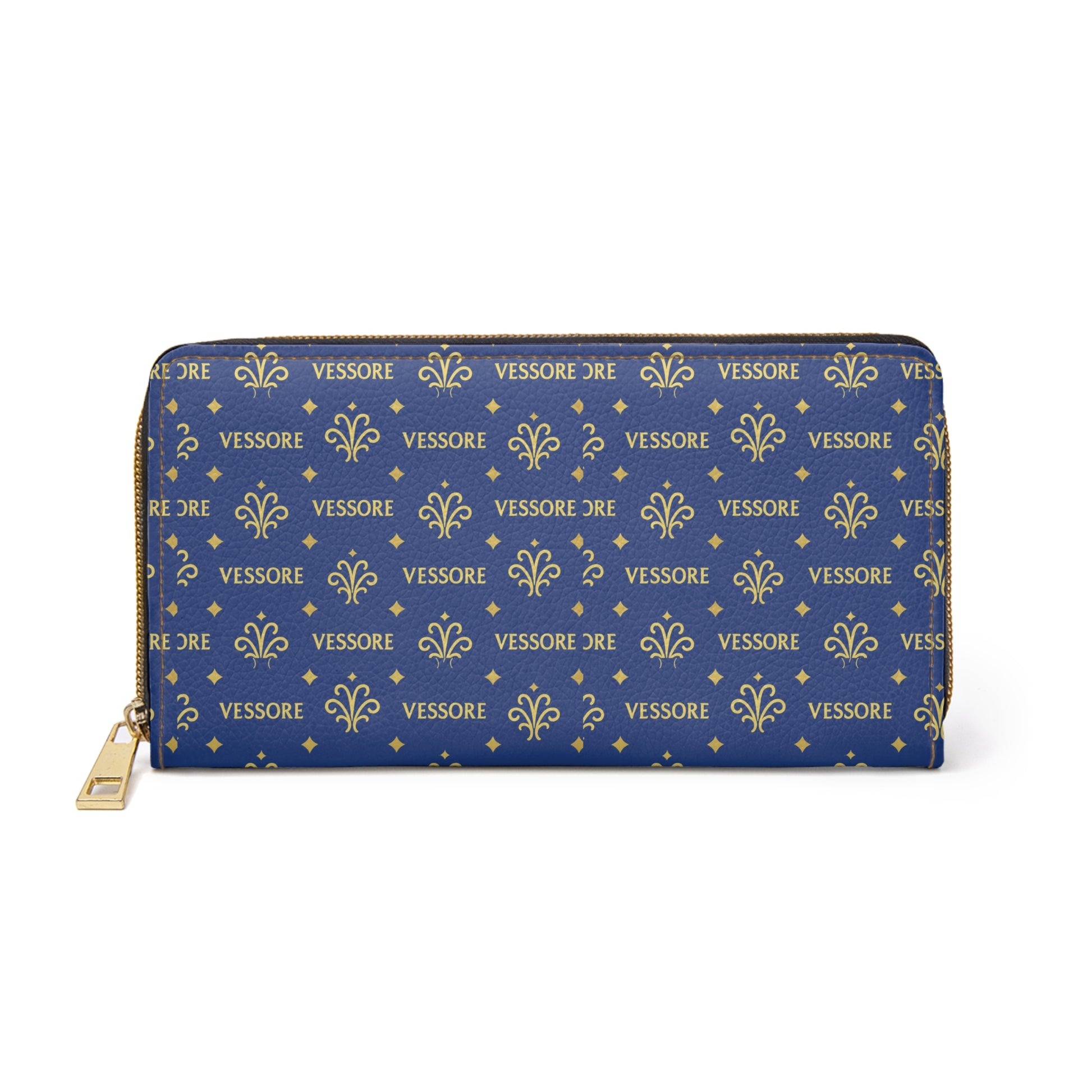 Luxury Leather Women Wallet, Zipper Wallet Green, Vessore Portefeuille Zippé de Luxe, Stylish Wallet, Slim Zippered Purse, Elegant Wallet Blue