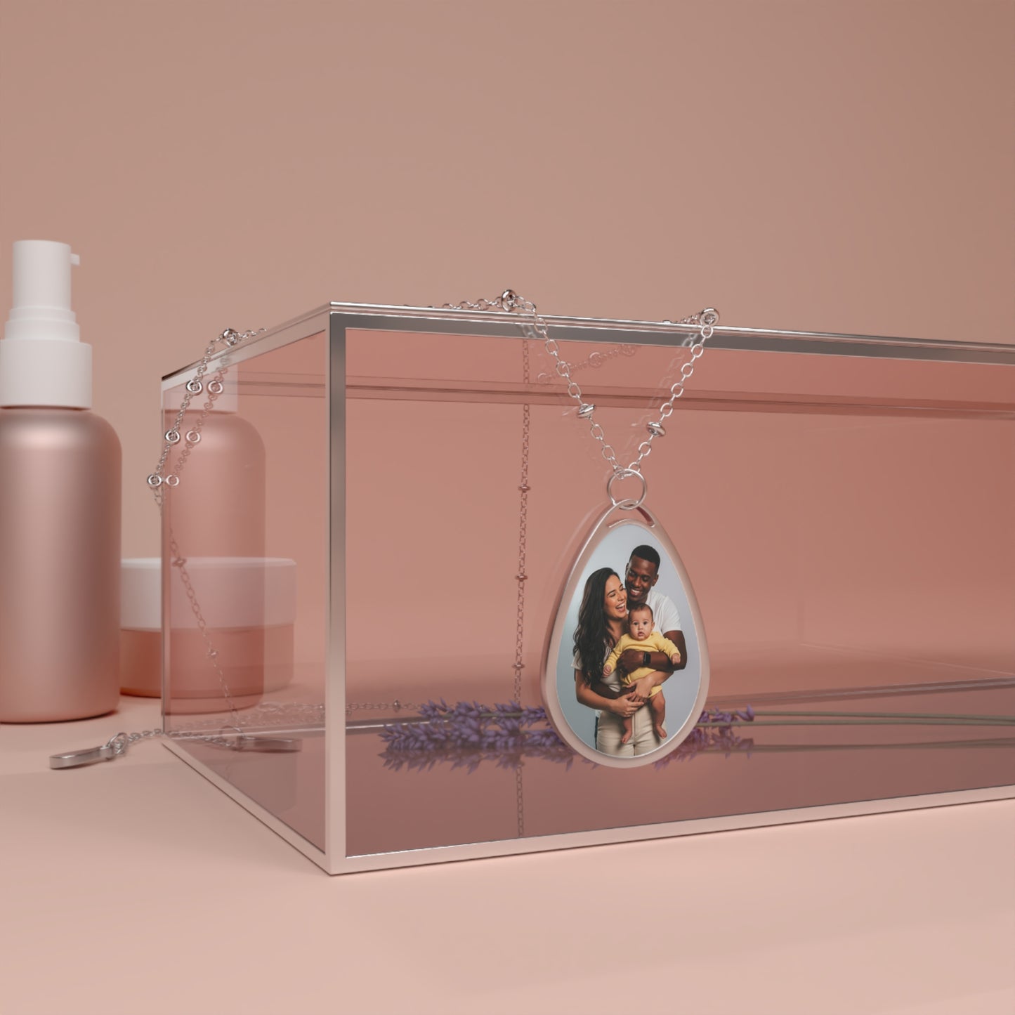 Picture Necklace, Personalized Necklace, Personalized Photo Oval Necklace, Family Jewelry, Memorial Necklace, Mother's Day Gift