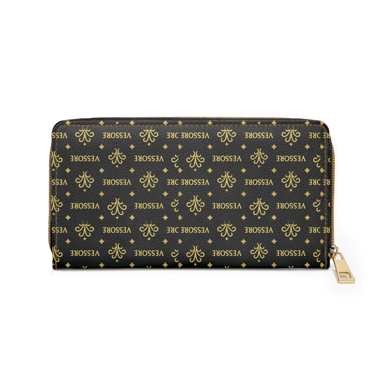Vessore Portefeuille Zippé de Luxe | Chic Zipper Wallet | Women Wallet Black