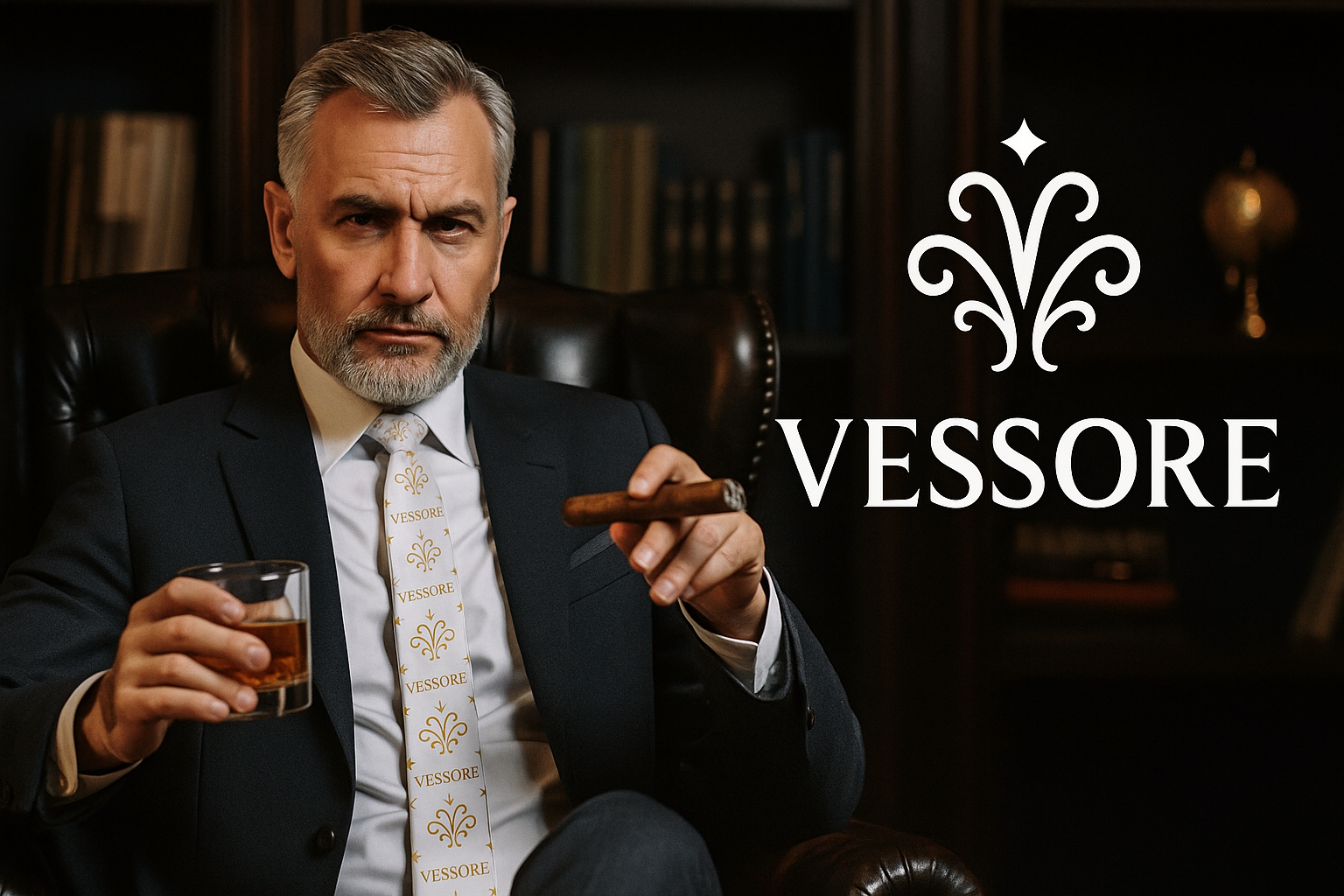 Vessore Luxury Necktie | Limited Edition | Designed for Power & Prestige - Vessore