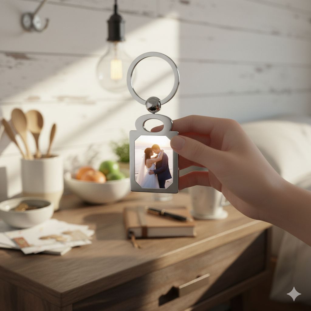 Couples Gift, Personalized Photo Keychain, Personalized Photo Keyring, Customizable Keychain, Memory Keyring, Custom Picture Keychain