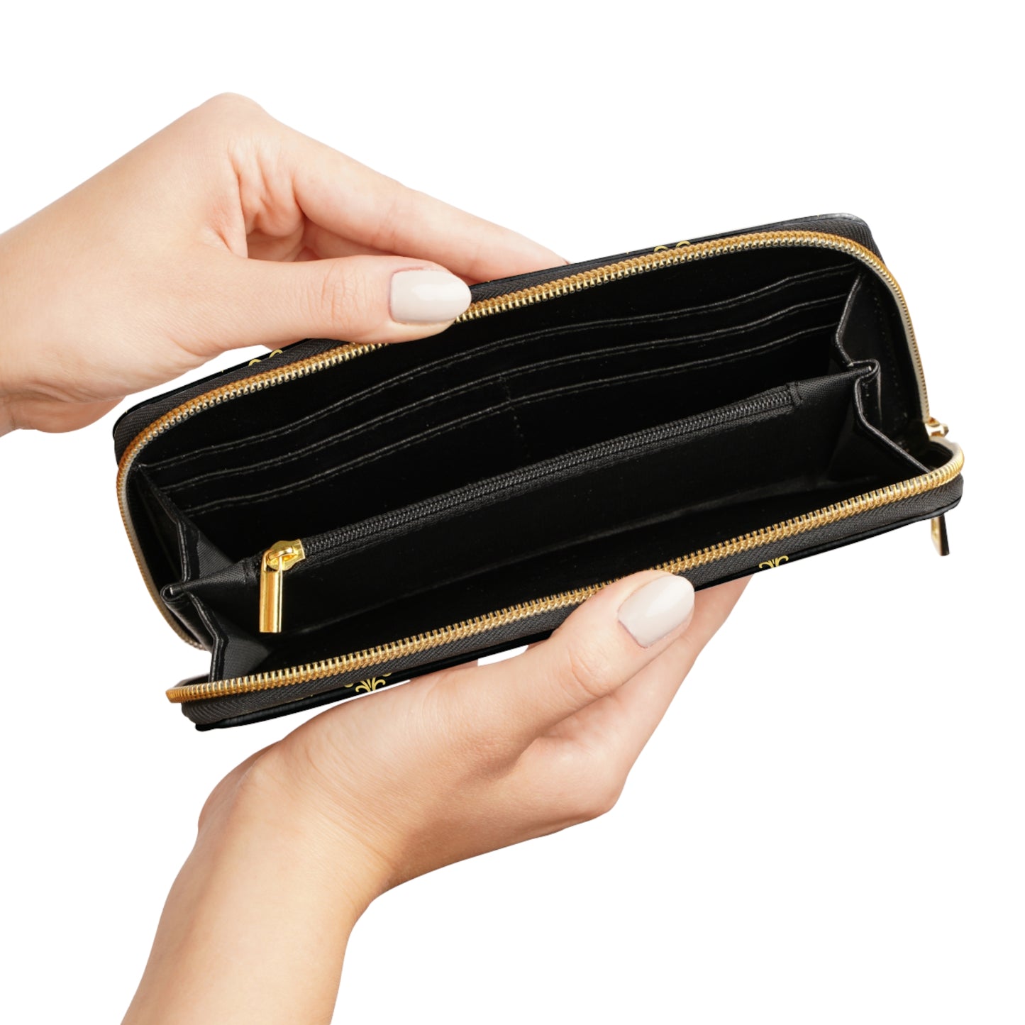 Vessore Portefeuille Zippé de Luxe | Chic Zipper Wallet | Women Wallet Black