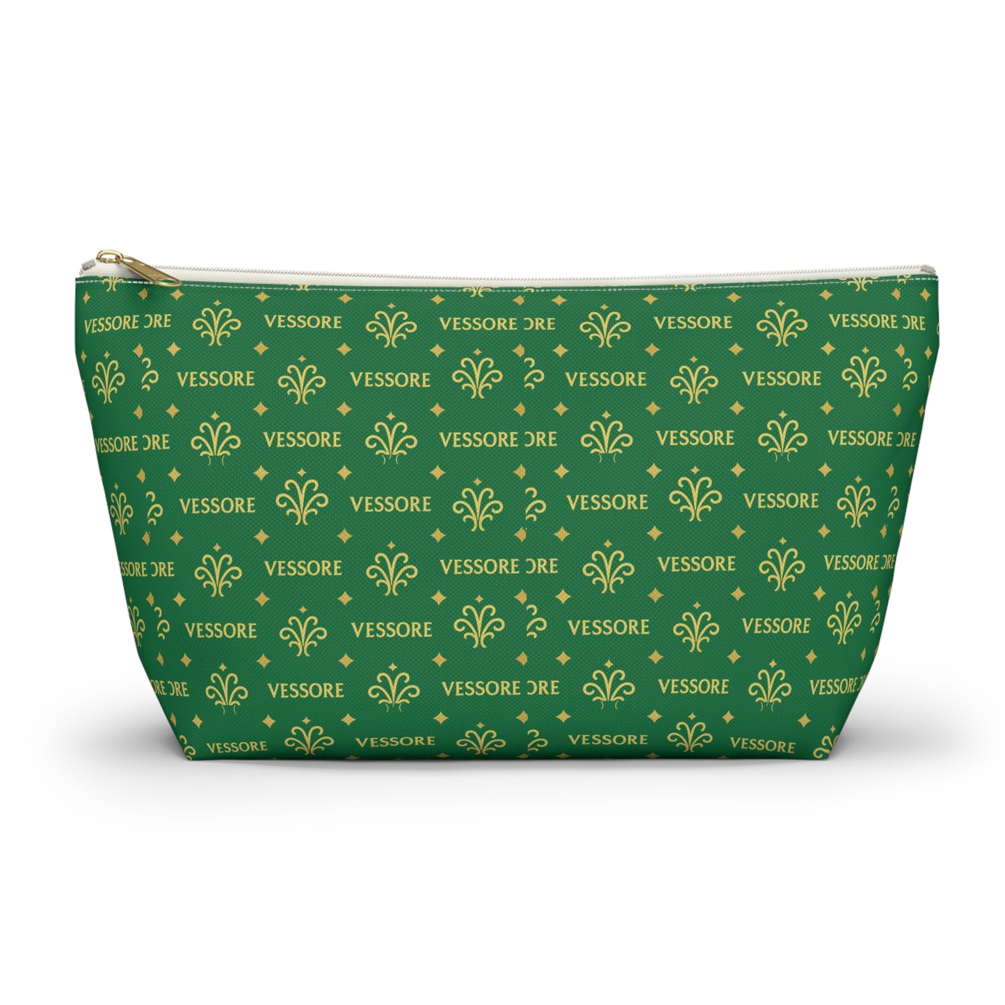 Vessore Luxury Accessory Pouch, Makeup Bag, Toilet Bag, Travel Cosmetic Organizer T-Bottom Design