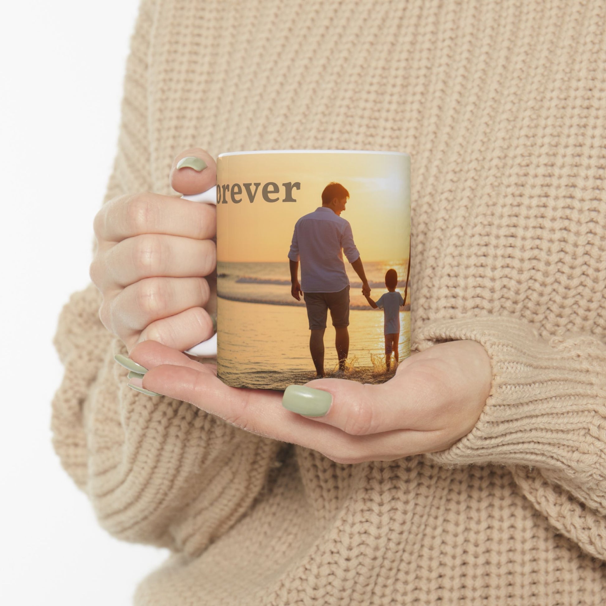 Custom Photo Mug, Family Photo Mug,  Personalized Ceramic Cup, Personalized Photo Coffee Cup, Gift For Her Him, Custom Mug With Photo