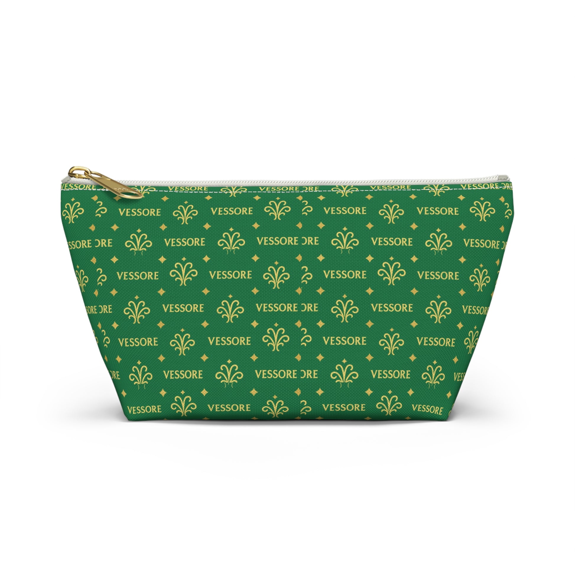 Vessore Luxury Accessory Pouch, Makeup Bag, Toilet Bag, Travel Cosmetic Organizer T-Bottom Design